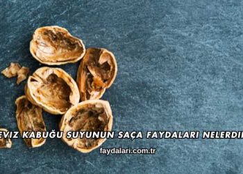 Ceviz Kabuğu Suyunun Saça Faydaları Nelerdir?