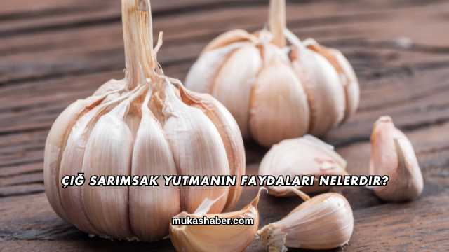Çiğ Sarımsak Yutmanın Faydaları Nelerdir?