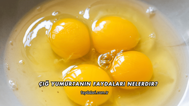 Çiğ Yumurtanın Faydaları Nelerdir?