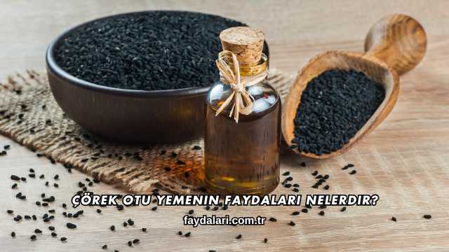 Çörek Otu Yemenin Faydaları Nelerdir?
