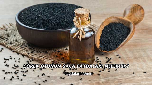 Çörek Otunun Saça Faydaları Nelerdir?