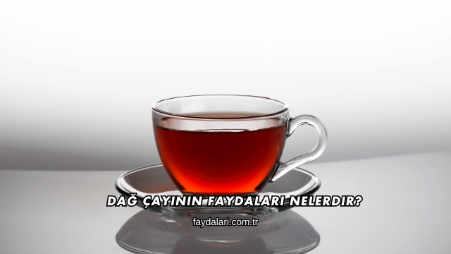 Dağ Çayının Faydaları Nelerdir?