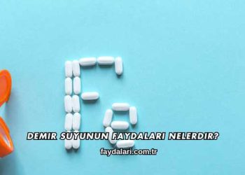 Demir Suyunun Faydaları Nelerdir?