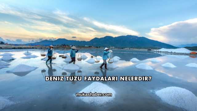 Deniz Tuzu Faydaları Nelerdir?