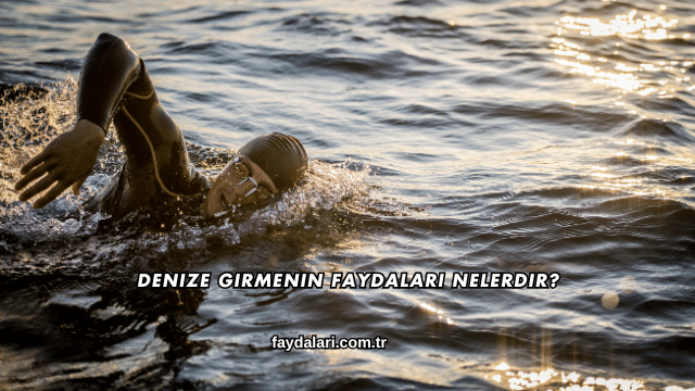 Denize Girmenin Faydaları Nelerdir?