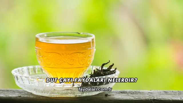 Dut Çayı Faydaları Nelerdir?