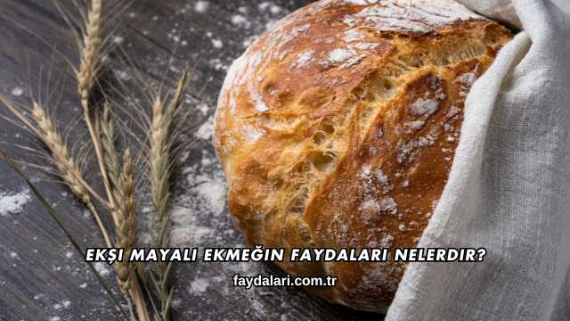 Ekşi Mayalı Ekmeğin Faydaları Nelerdir?