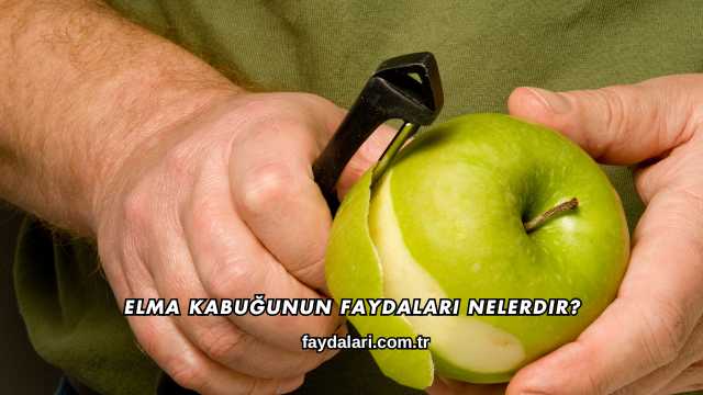Elma Kabuğunun Faydaları Nelerdir?