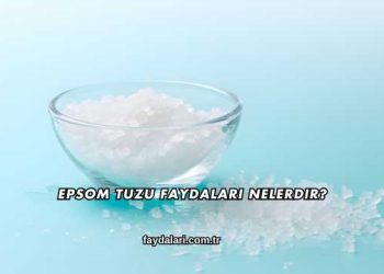 Epsom Tuzu Faydaları Nelerdir?