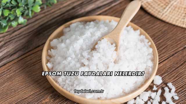 Epsom Tuzu Faydaları Nelerdir?