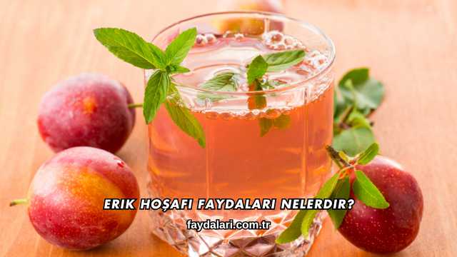Erik Hoşafı Faydaları Nelerdir?