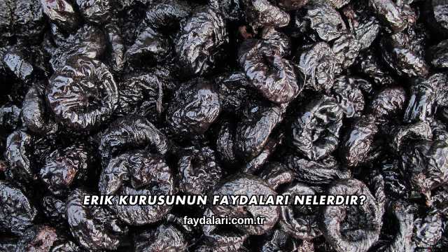 Erik Kurusunun Faydaları Nelerdir?
