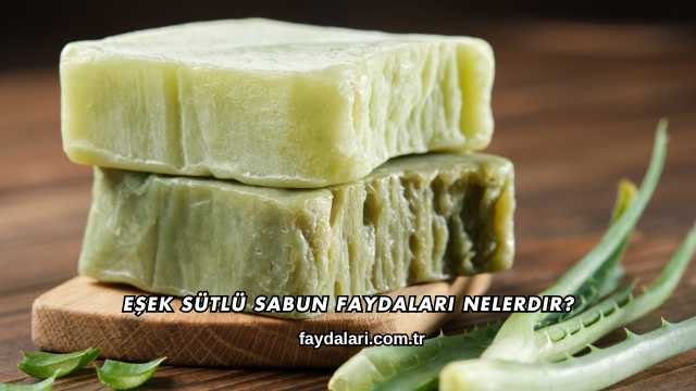 Eşek Sütlü Sabun Faydaları Nelerdir?