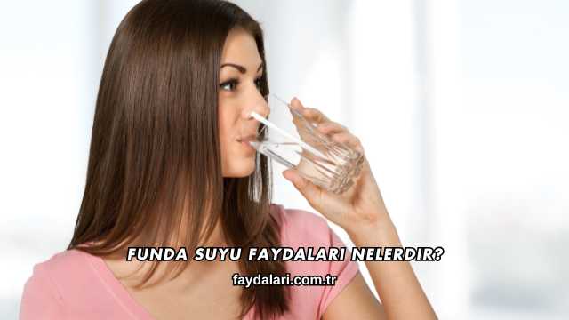 Funda Suyu Faydaları Nelerdir?