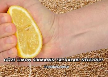Göze Limon Sıkmanın Faydaları Nelerdir?