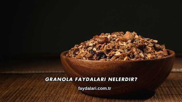 Granola Faydaları Nelerdir?