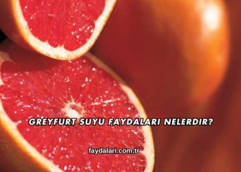 Greyfurt Suyu Faydaları Nelerdir?