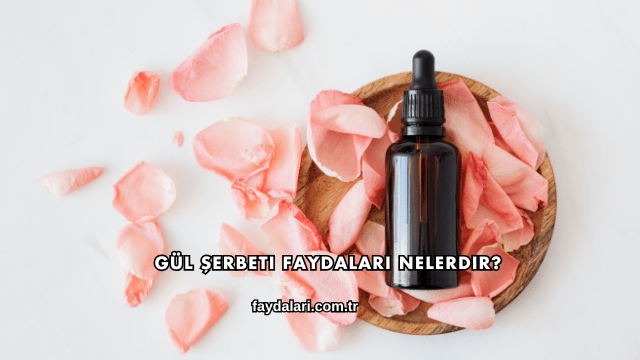 Gül Şerbeti Faydaları Nelerdir?