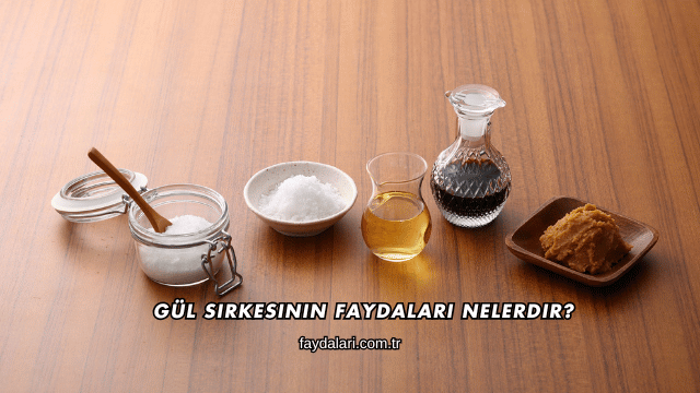 Gül Sirkesinin Faydaları Nelerdir?