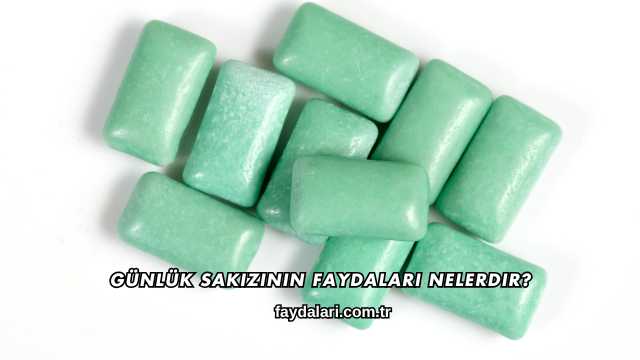 Günlük Sakızının Faydaları Nelerdir?
