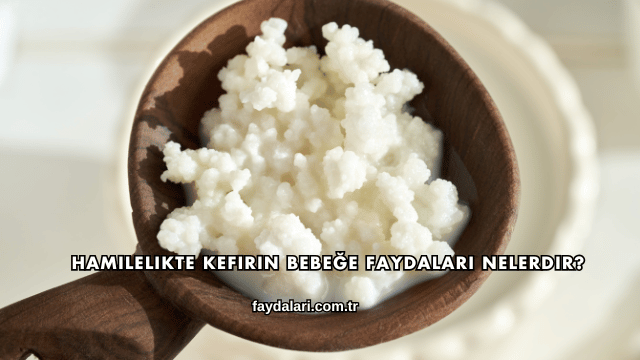 Hamilelikte Kefirin Bebeğe Faydaları Nelerdir?