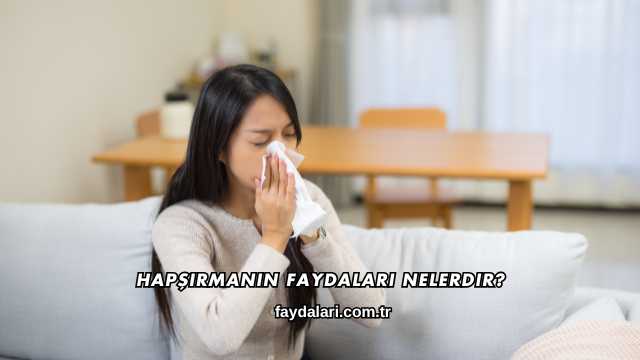 Hapşırmanın Faydaları Nelerdir?