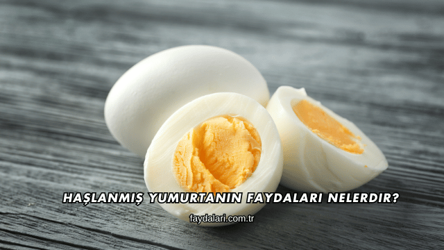 Haşlanmış Yumurtanın Faydaları Nelerdir?