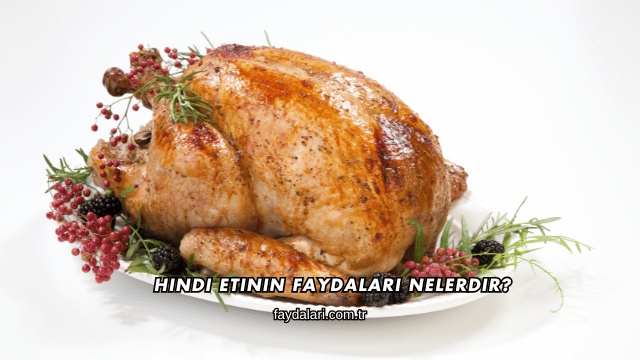Hindi Etinin Faydaları Nelerdir?