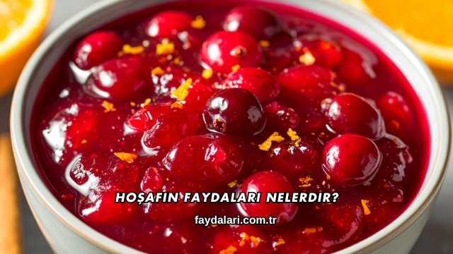 Hoşafın Faydaları Nelerdir?