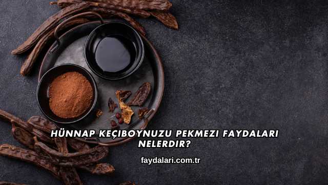 Hünnap Keçiboynuzu Pekmezi Faydaları Nelerdir?