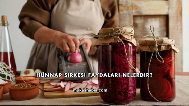 Hünnap Sirkesi Faydaları Nelerdir?