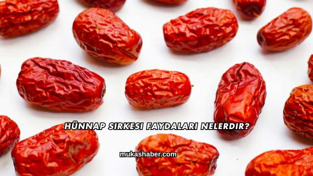 Hünnap Sirkesi Faydaları Nelerdir?