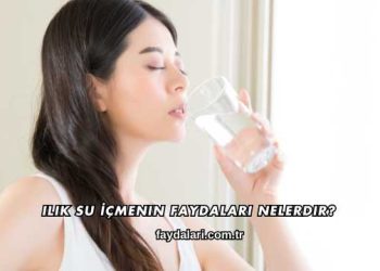 Ilık Su İçmenin Faydaları Nelerdir?
