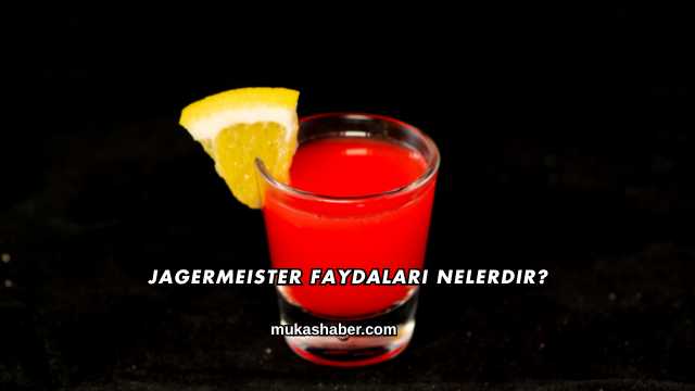Jagermeister Faydaları Nelerdir?