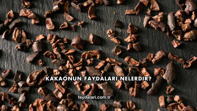 Kakaonun Faydaları Nelerdir?