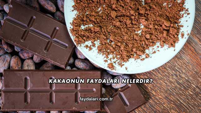 Kakaonun Faydaları Nelerdir?