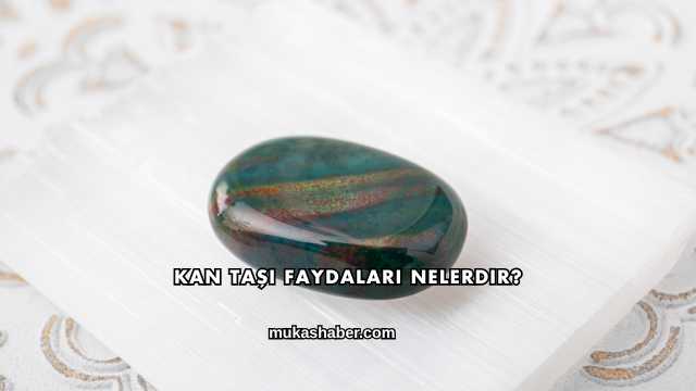 Kan Taşı Faydaları Nelerdir?