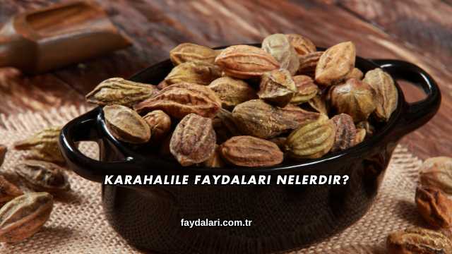 Karahalile Faydaları Nelerdir?