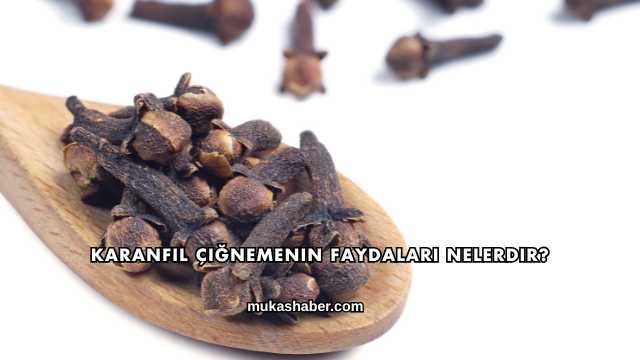 Karanfil Çiğnemenin Faydaları Nelerdir?