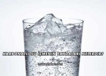 Karbonatlı Su İçmenin Faydaları Nelerdir?