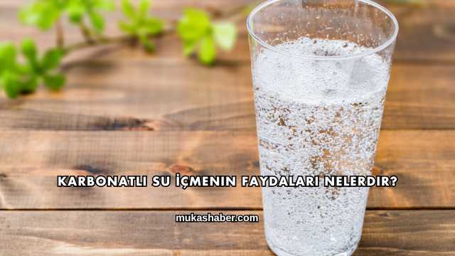 Karbonatlı Su İçmenin Faydaları Nelerdir?