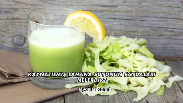 Kaynatılmış Lahana Suyunun Faydaları Nelerdir?