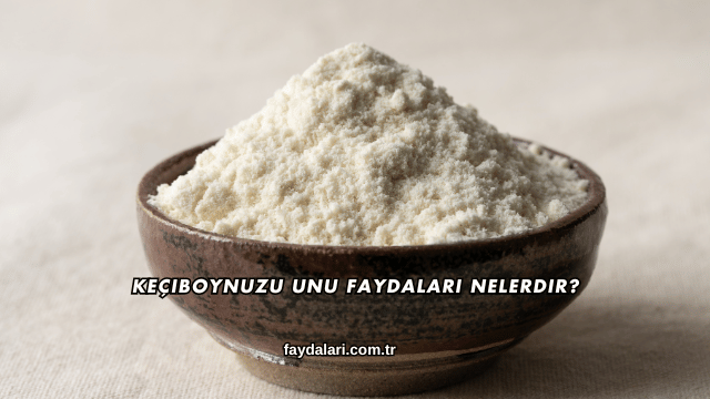 Keçiboynuzu Unu Faydaları Nelerdir?