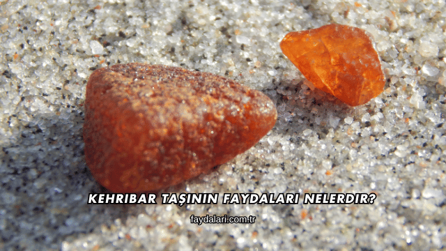 Kehribar Taşının Faydaları Nelerdir?