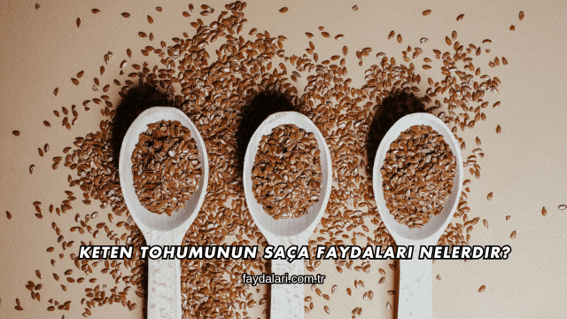 Keten Tohumunun Saça Faydaları Nelerdir?