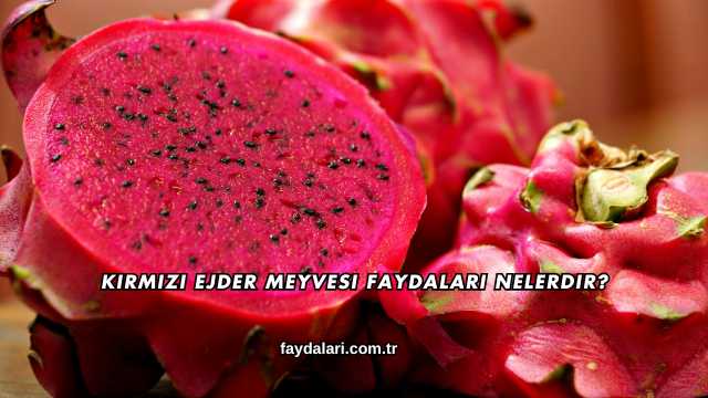 Kırmızı Ejder Meyvesi Faydaları Nelerdir?