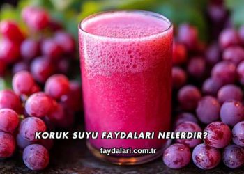 Koruk Suyu Faydaları Nelerdir?