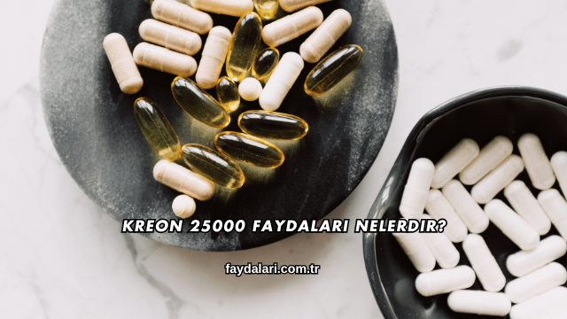 Kreon 25000 Faydaları Nelerdir?