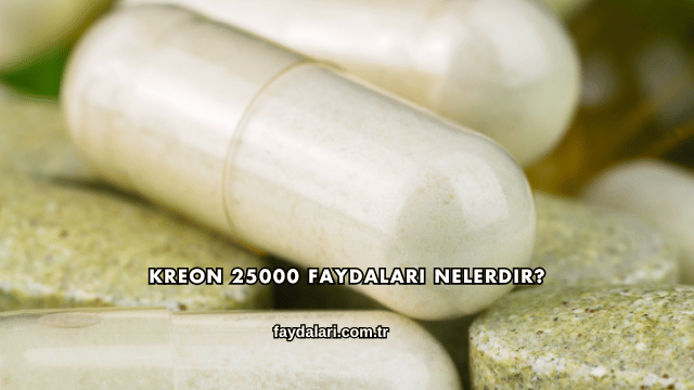 Kreon 25000 Faydaları Nelerdir?
