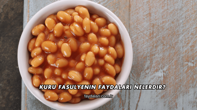 Kuru Fasulyenin Faydaları Nelerdir?